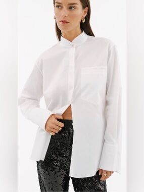 Goop G. Label Gwyn Song Tuxedo shirt